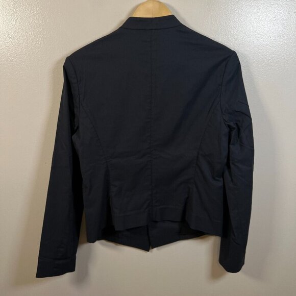 Tommy John Go Anywhere Tech Stretch Blazer Jacket Womens Size Large Black Work - Picture 2 of 11